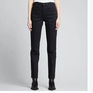Frame Black Le Italien High Waist Straight Leg Jeans 28